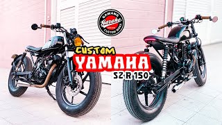 Yamaha SZ Brat Style build by Gawang Garahe Custom Worx [upl. by Aisaim]