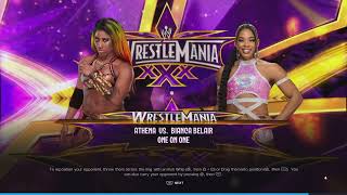 Ember Moon VS Bianca Belair WWE2K24 [upl. by Bobbye]