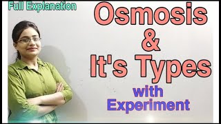 DG Pathshala Osmosis Types of Osmosis Osmotic Pressure Experiment Topic Class9amp10 Biology [upl. by Bringhurst527]