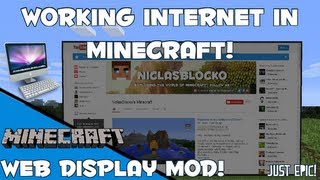 Minecraft INTERNET MOD EPIC Review amp Guide [upl. by Alyosha]