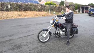 Kinroad xt50q mini wheelie [upl. by Strander227]