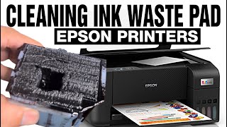 PAANO LINISIN O PALITAN ang Epson INK WASTE PAD L3110 L3150 L3210 L3216 L3250 L1300 L120 L121 L110 [upl. by Annahsor]