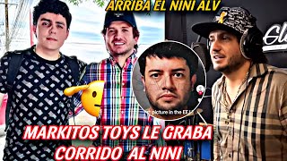 MARKITOS TOYS Y EL PIYUYIS GRABANDO NUEVO CORRIDO PARA EL NINI  LOS TOYS [upl. by Lasley]