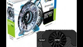 Видеокарта Palit PCIEx GeForce GTX 750 StormX [upl. by Ylrebma]