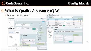 Quality Control with Epicor Kinetic [upl. by Anuayek788]
