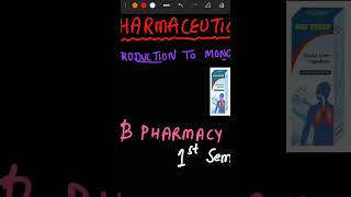 FREE B PHARMACY 1ST SEMESTER LECTURES ✅2024 pharmacy chemistry bpharmacy [upl. by Steffin]