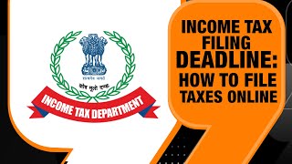 How To File Income Tax Return Online  StepbyStep Guide [upl. by Refynnej]