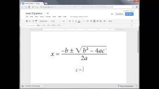 How to Insert Equations into Google Docs [upl. by Yentruok]