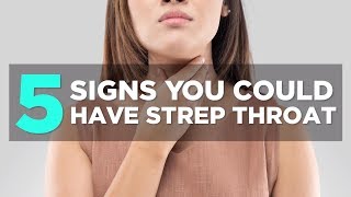 5 Signs You Could Have Strep Throat  Health [upl. by Eeresed]