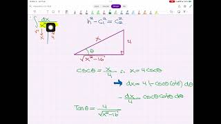 84 Sustituciones trigonométricas ejemplo 1 [upl. by Nylesoy]