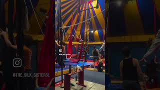 New drop on silks aerialsilks acrobaticsshow [upl. by Hyacinthia]