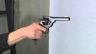 Firearm Demonstration Webley Revolver [upl. by Guise493]