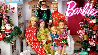 Barbie Dreamhouse Adventures Christmas Morning Routine 2021 [upl. by Magena]