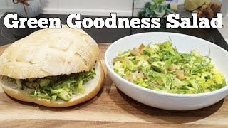 HEALTHY GREEN SALAD RECIPESGREEN VEGETABLES SALAD RECIPES salad [upl. by Yadrahs]