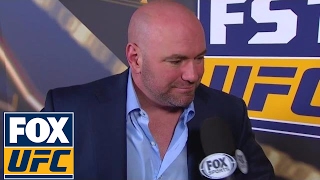 Dana White talks Anthony Johnson retirement MousasiWeidman controversy  UFC 210 [upl. by Irami46]