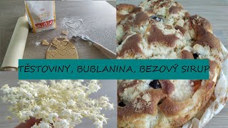 VAŘENÍdomácí těstovinybublaninabezový sirup [upl. by Whitford]