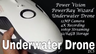 Worlds First Underwater Drone W 4K Camera  Unboxing amp Submerging  Power Vision PowerRay Wizard [upl. by Zetneuq]