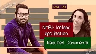 Ireland NMBI Application Required documents [upl. by Rego]