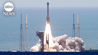 Boeings Starliner spacecraft launches first ever crewed test flight [upl. by Ybrad]