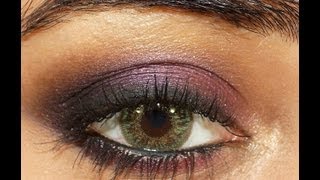 Purple Smokey eye makeup Tutorial  corallista [upl. by Asserak879]