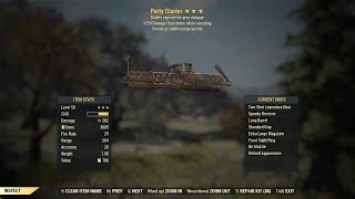 Two shot explosive collection 3 Gatling gun  Fallout 76 fallout76 [upl. by Dahc]