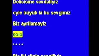 BİZ AYRILAMAYIZ BÜLENT ERSOY karaoke [upl. by Tj]