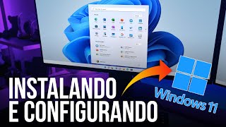 Instalando e configurando o Windows 11 tutorial completo AO VIVO [upl. by Afesoj]