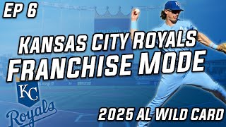 2025 AL Wild Card  MLB the Show 24  Kansas City Royals Franchise Mode Ep 6 [upl. by Leumas]