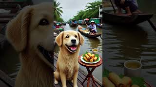 Mekong Delta Adventure What Hidden Wonders Did These 3 Pups Discover in Vietnamshorts [upl. by Eerak]