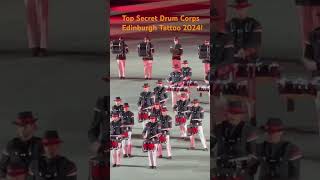 Top Secret Drum Corps  Royal Edinburgh Tattoo 2024 scotland history edinburghtattoo [upl. by Lorac]