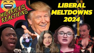 Liberal MELTDOWNS Montage Part 8  Left Has LOST THEIR MINDS Over Trump Victory in 2024 Election [upl. by Reld]