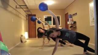 Pilates com Bola de Equilíbrio  RêDefina Pilates [upl. by Harol]