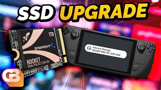 Upgrading my Steam Deck with a 1 TB SSD was SHOCKINGLY easy [upl. by Etnovad]