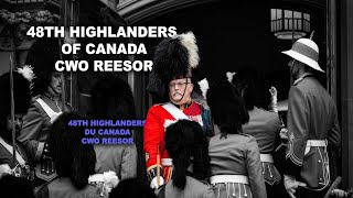 Regimental Sergeant Major 48th Highlanders of Canada  Sergentmajor régimentaire [upl. by Franklyn871]