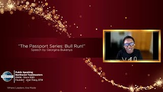 quotThe Passport Series Bull Runquot by Georgina Bukenya [upl. by Shing]