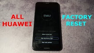 Hard Reset Factory Reset  All Huawei phones with Android 80 Mate Honor P10 P10 Lite [upl. by Machute]