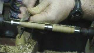 Turning a European Style Pen 2 Finish Turning [upl. by Redwine]