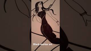 Black marker artshorts [upl. by Anitsej]