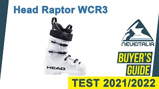 Head Raptor WCR3  Neveitalia Ski boot test 202122 [upl. by Ancell823]