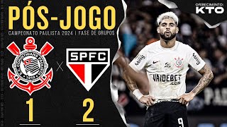 CORINTHIANS 1x2 SÃO PAULO 🔴 PÓSJOGO ZONA MISTA E COLETIVA  4ª Rodada  Campeonato Paulista 2024 [upl. by Ardnajela]