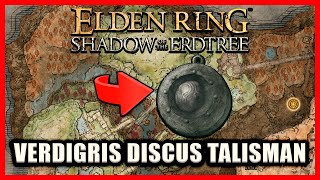 Verdigris Discus Talisman Location  Elden Ring Shadow of the Erdtree [upl. by Ahsilam625]