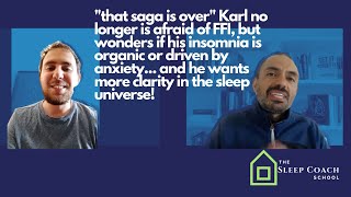 Talking insomnia 62 Karl Merciecas journey from sleeplessness to a truce mediated via medication [upl. by Chill]