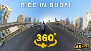 Dubai Ride 4K 360° VR Video  Sheikh Zayed Road [upl. by Mimajneb]