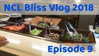 Sea Day Buffet Ep9 NCL Bliss VLOG [upl. by Alraep]