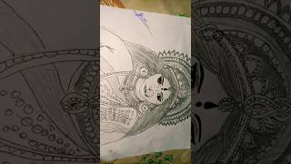 Navratri special drawing godsdrawing navratri gods durgamaadrawing shortsfeed viral [upl. by Yknarf]