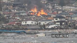 Otsuchi Japan Tsunami 2011 stock footage shot by an American [upl. by Alolomo]