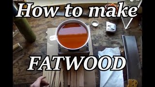 How to Make Fatwood for Bushcraft  Iron Wolf Industrial [upl. by Negaet]