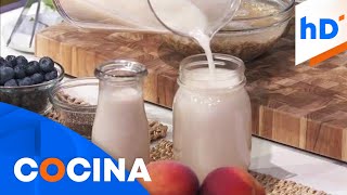 Receta de leche de avena casera una opción vegana  hoyDía  Telemundo [upl. by Tessil]