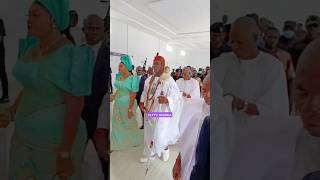 Arrival of imperial majesty Ooni ENITAN BABATUNDE OGUNWUSI OJAJA II AND OLORI TOBI IN AKURE [upl. by Nali]