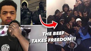 CHICAGO DUDES REACTION TO The Battle For Lambeth Kennington vs Brixton [upl. by Shivers]